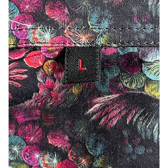 3-63 JARED LANG NWT Men's Dress Shirt Peacocks Multicolor L - Picture 8 of 16